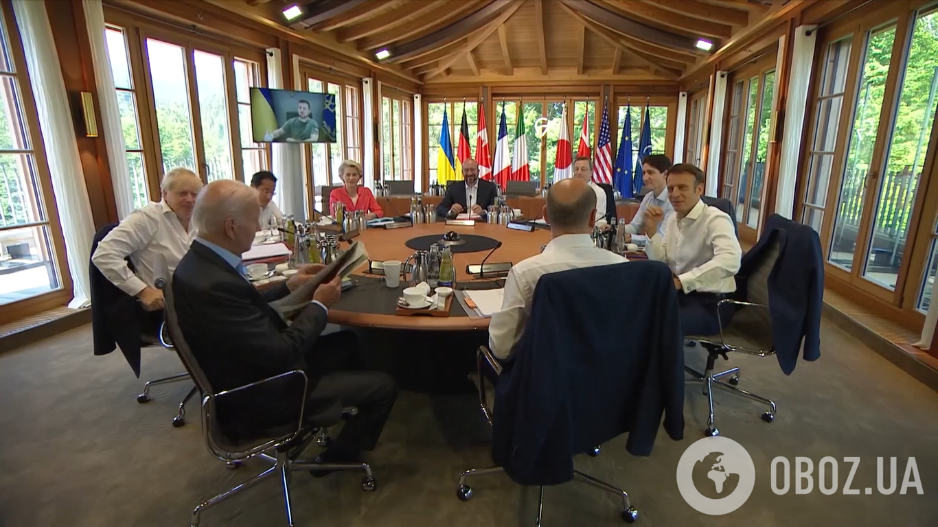 Зеленский обратился к участникам саммита G7