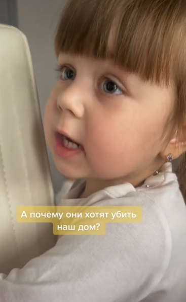 Видео с маленькой украинкой стало вирусным