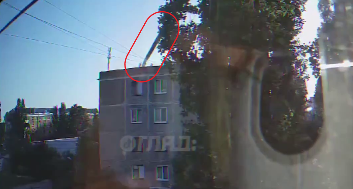 Ракетный удар по Николаеву попал на видео