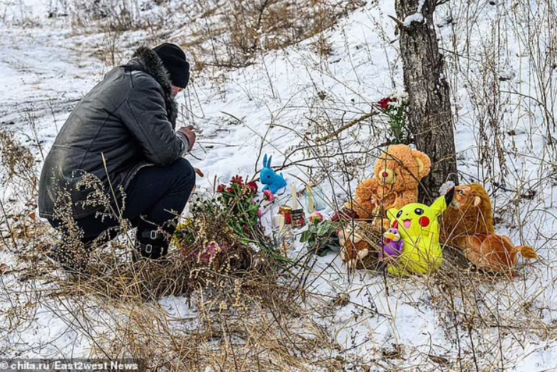 Место гибели 7-летней дочери предателя Украины