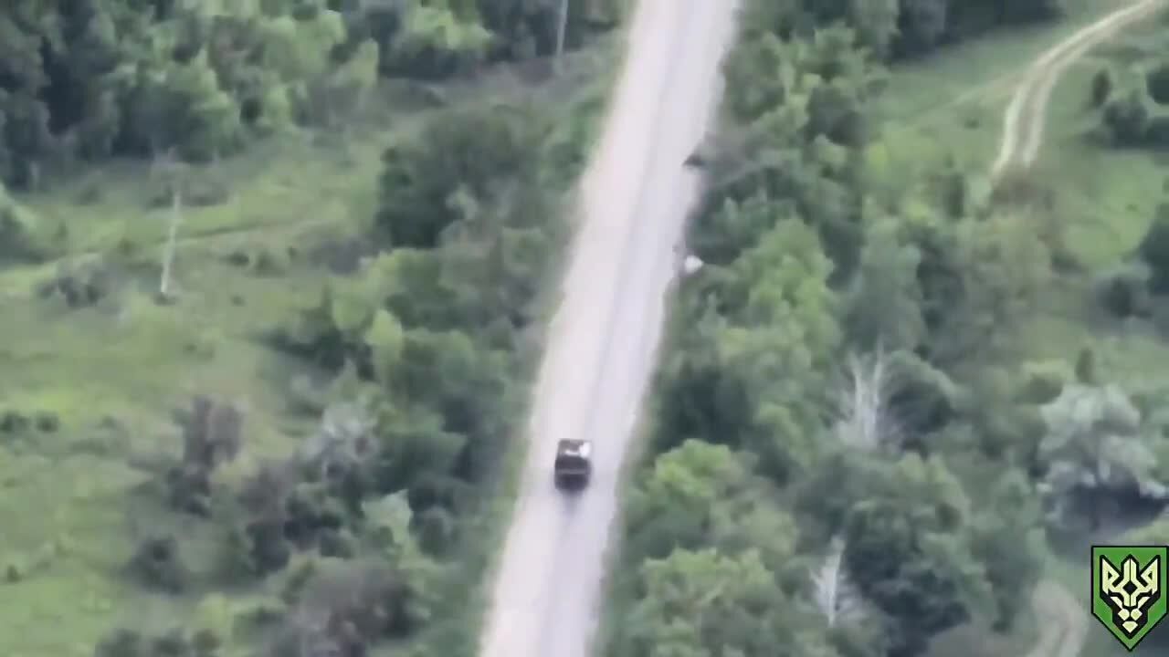 Украинские защитники устроили эффектный "сюрприз" вражескому грузовику с боеприпасами. Видео
