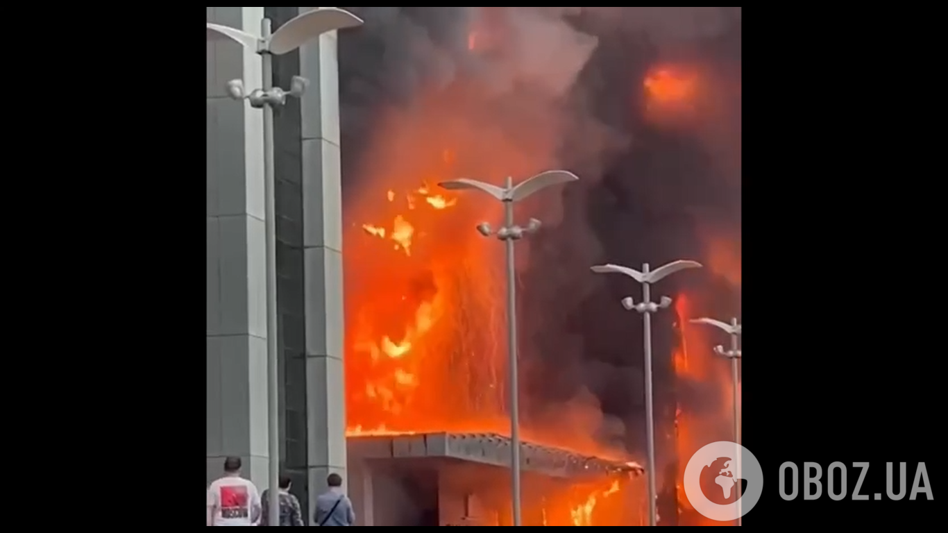 У Москві горить горить бізнес-центр "Гранд Сетунь Плаза"