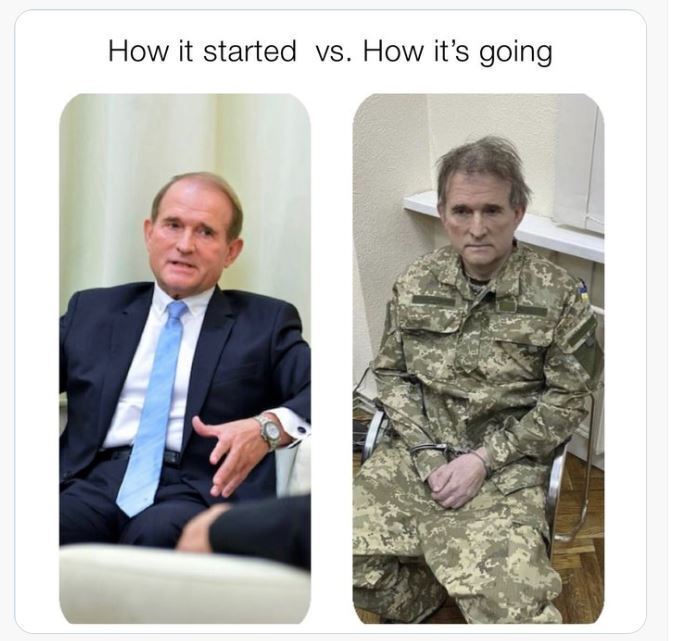Кум Путина Медведчук после задержания СБУ немного изменился