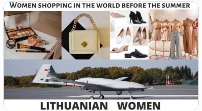 Литовцы собирали деньги на Байрактар для Украины