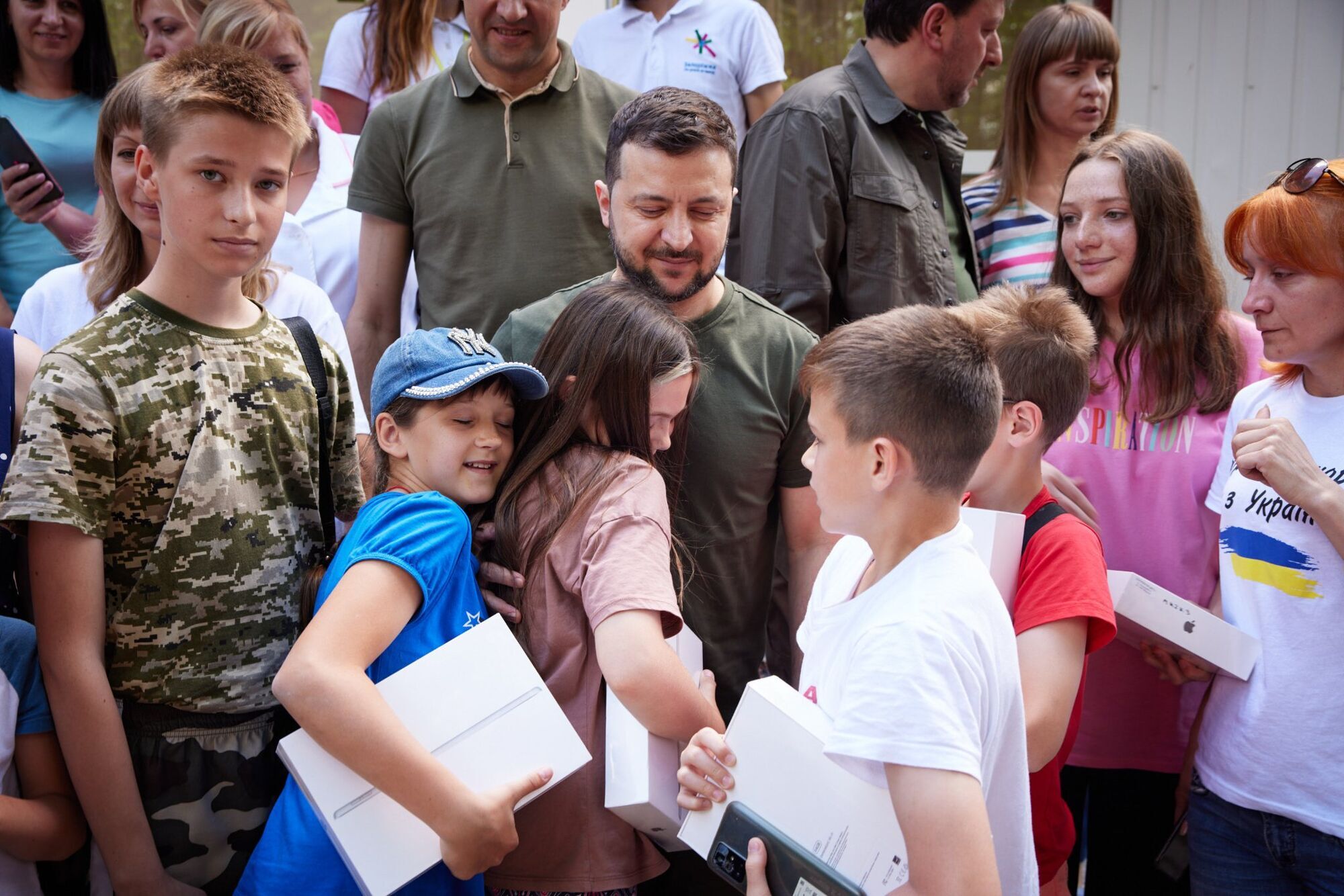 Діти з великою довірою поставилися до Зеленського.