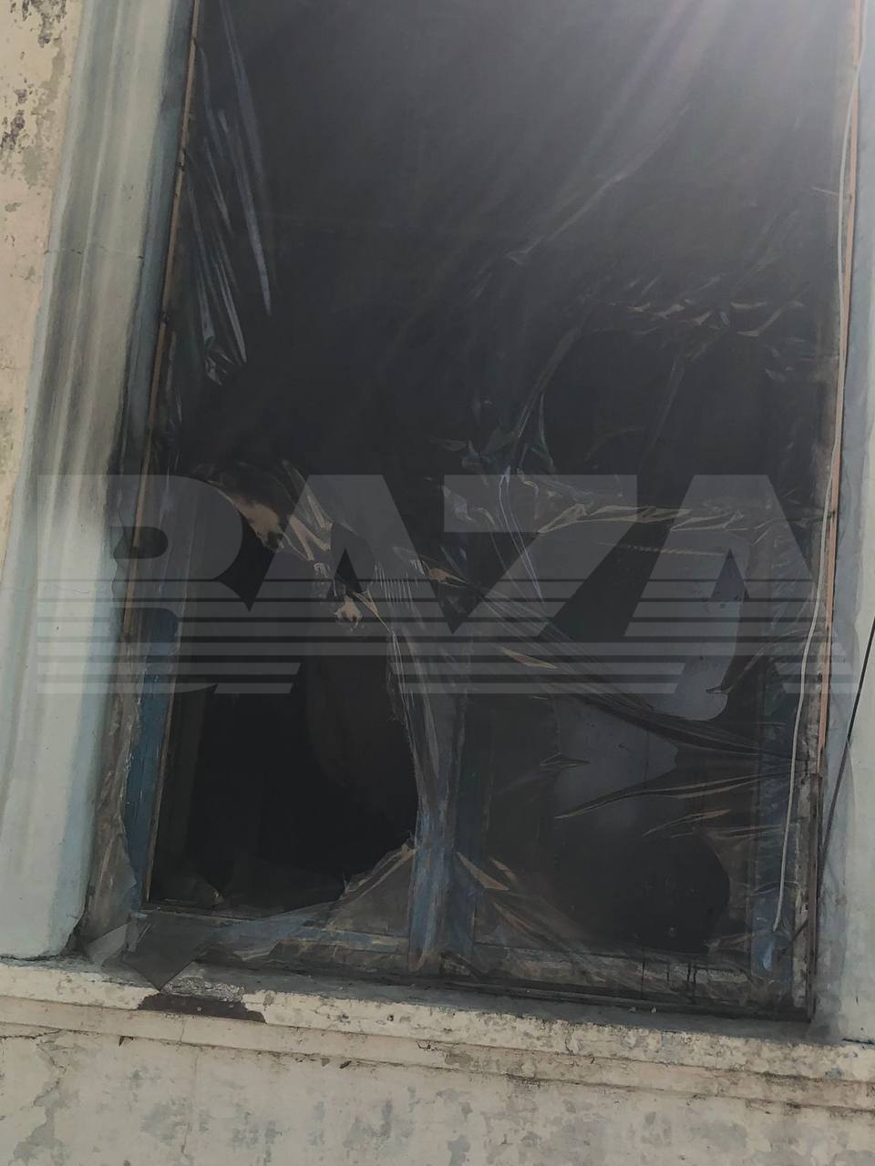 В оккупированном Крыму подожгли здание местной "администрации". Фото