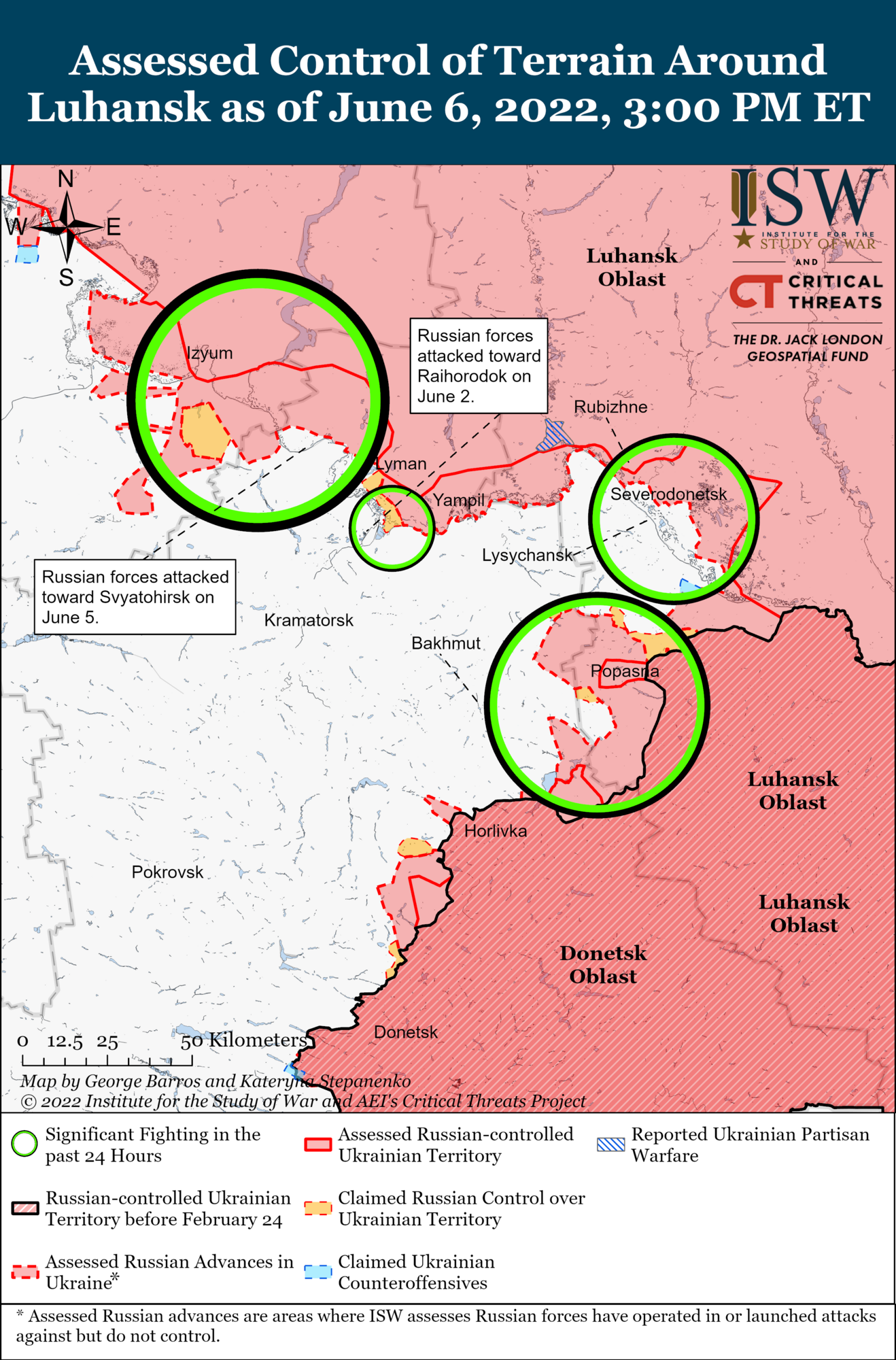 Дані про воєнну обстановку в Україні