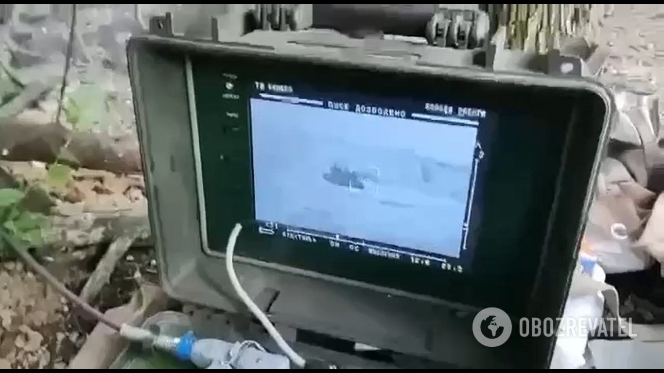 ЗСУ знищують російський танк за допомогою "Стугна-П"
