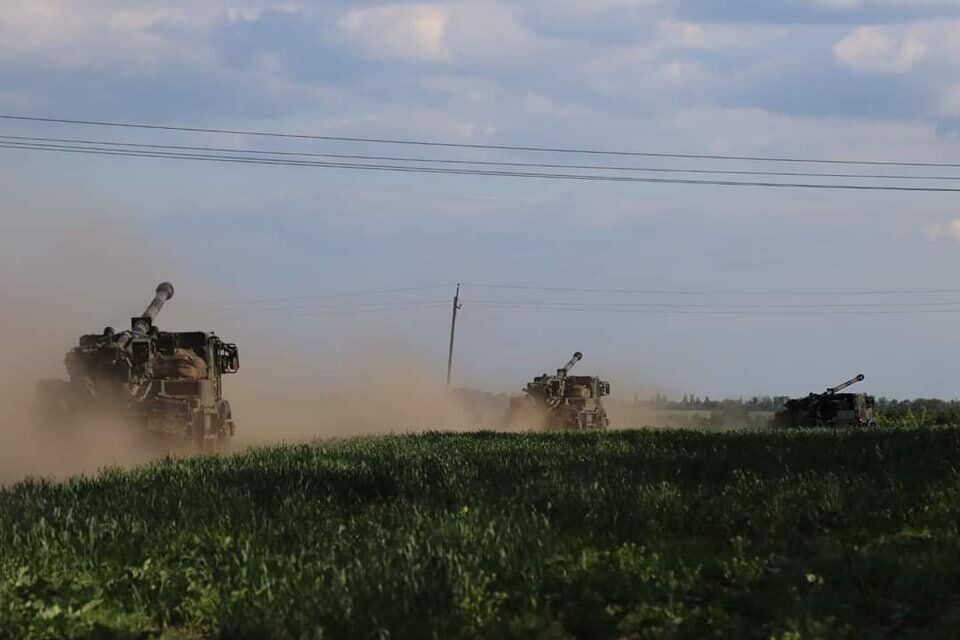 Французькі гаубиці показали на практиці.