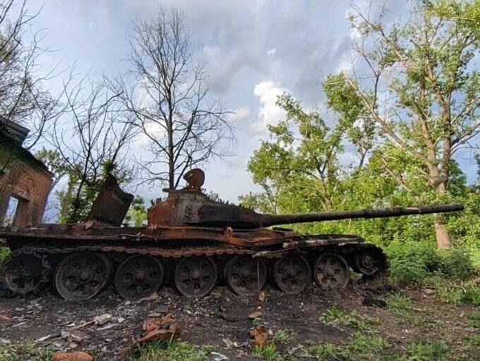 Спалена техніка окупантів