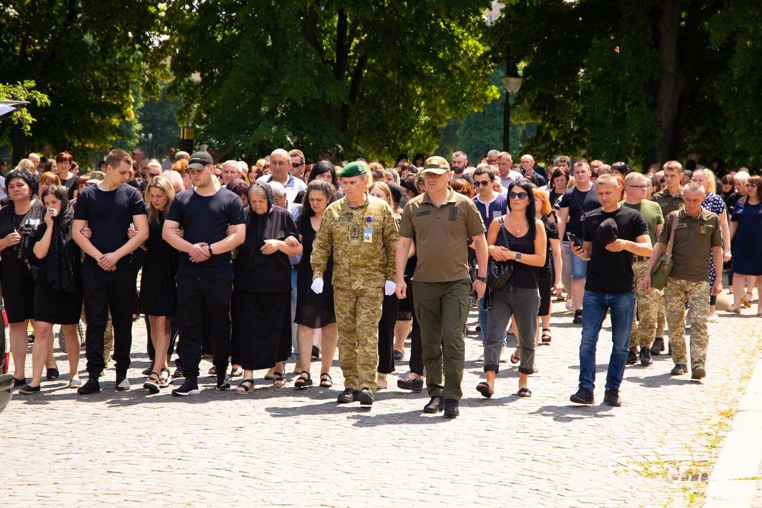 В Ужгороде простились с погибшим воином.