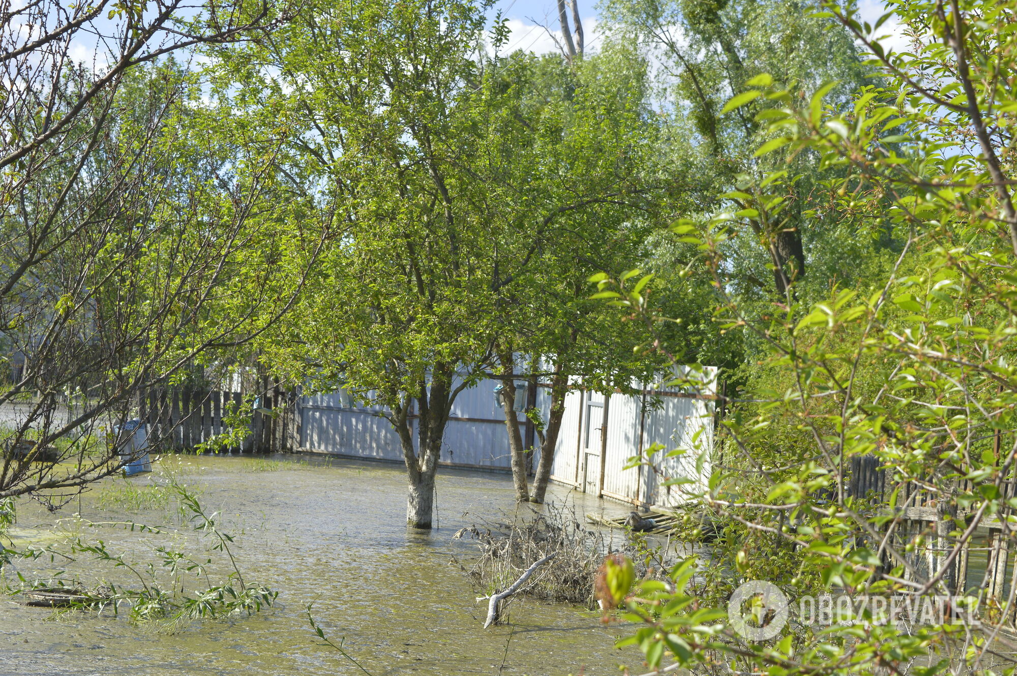 Селища на Київщині частково досі затоплені