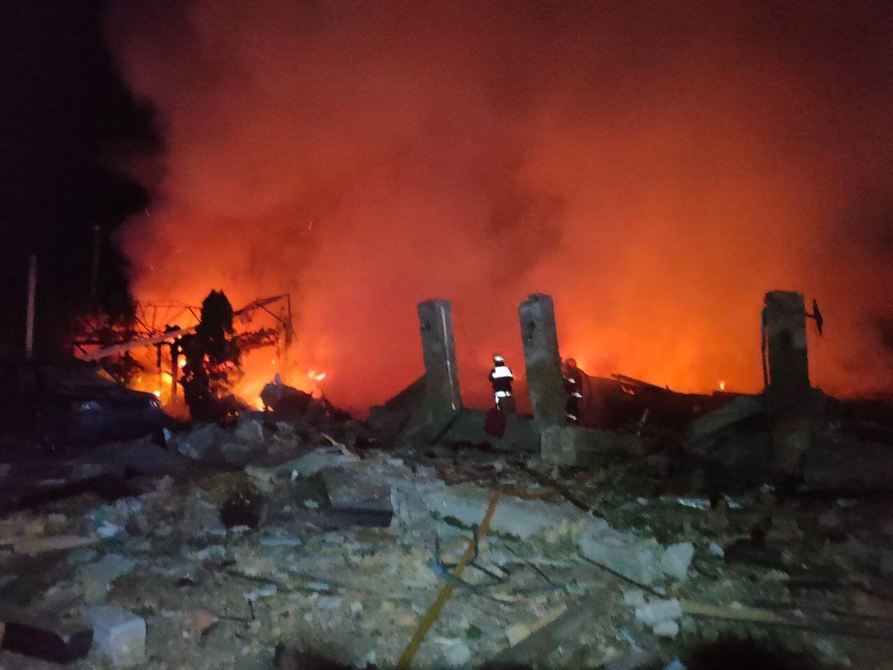 В Харькове случились пожары из-за обстрелов