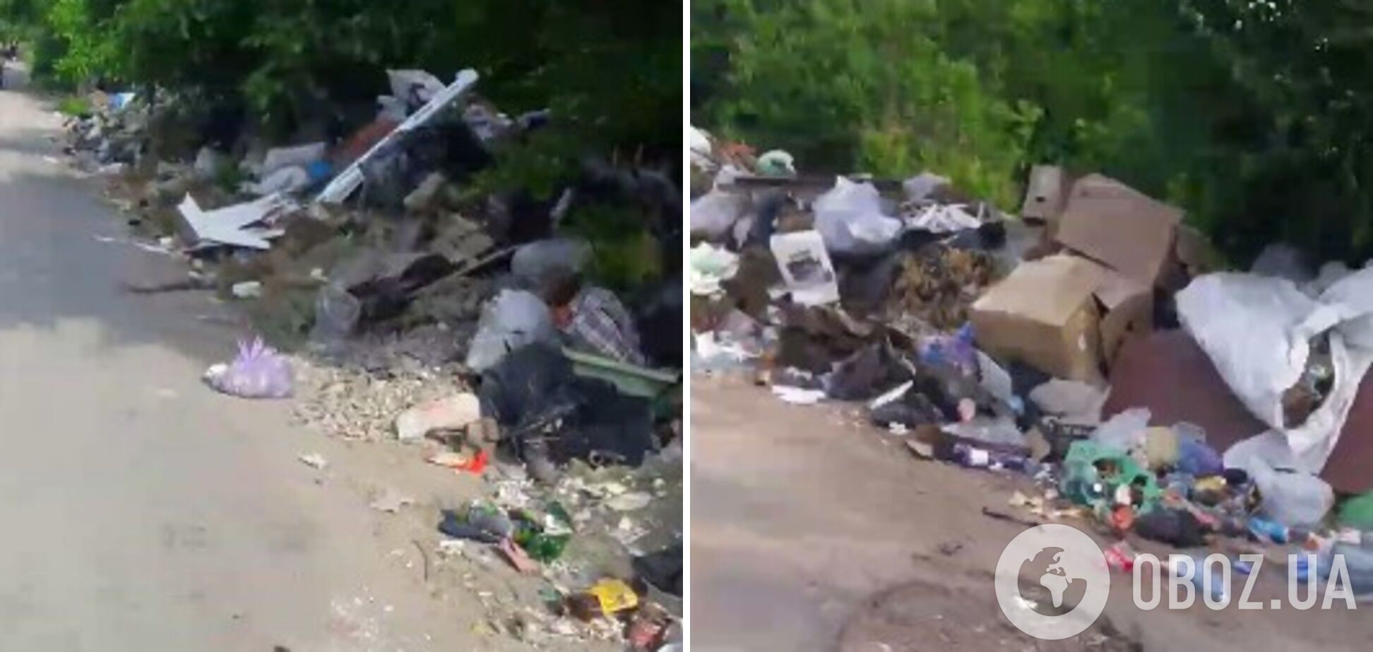 Улицы Мариуполя завалены мусором