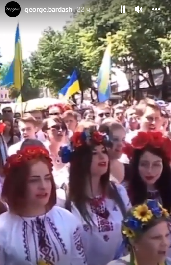 Продюсер запостил видео украинской молодежи