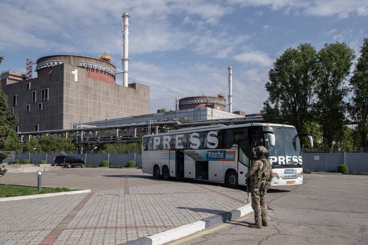 На ЗАЭС в оккупированном Энергодаре высадился оккупационно-пропагандистский "десант"