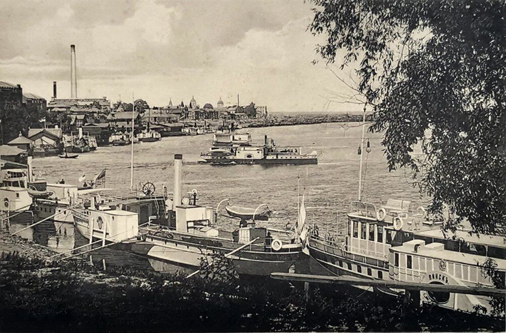 Пристань Киева в начале ХХ-го века.
