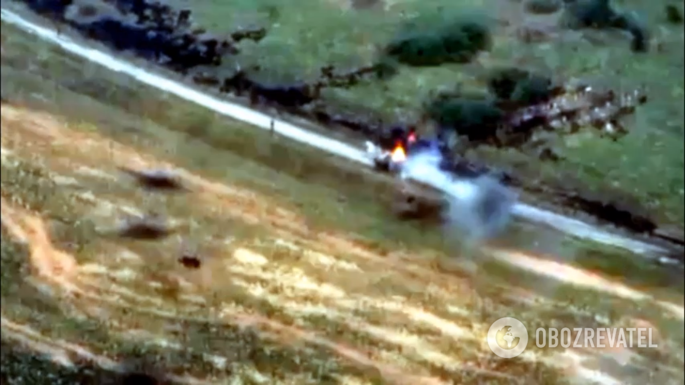 Воины 80 ОДШБр превратили в металлолом два российских танка