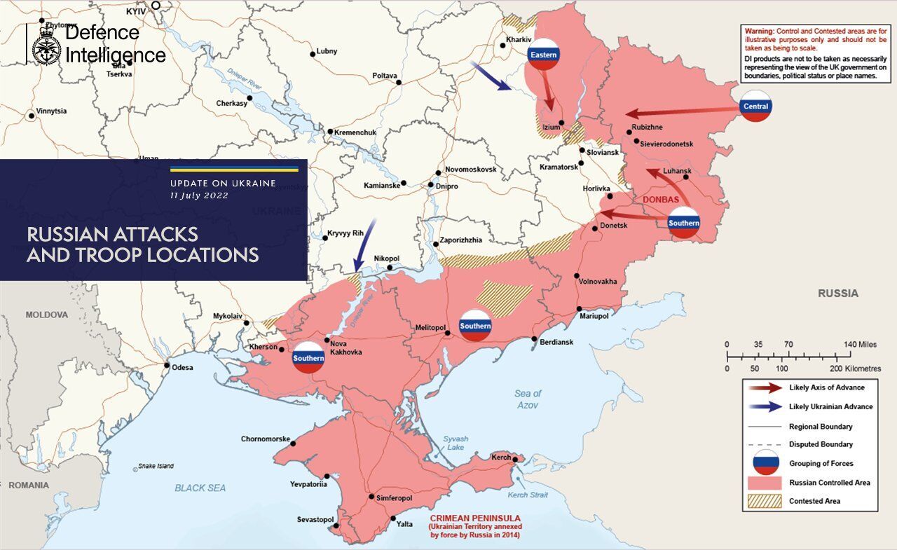ВСУ продолжают сдерживать наступление российских войск на Донбассе