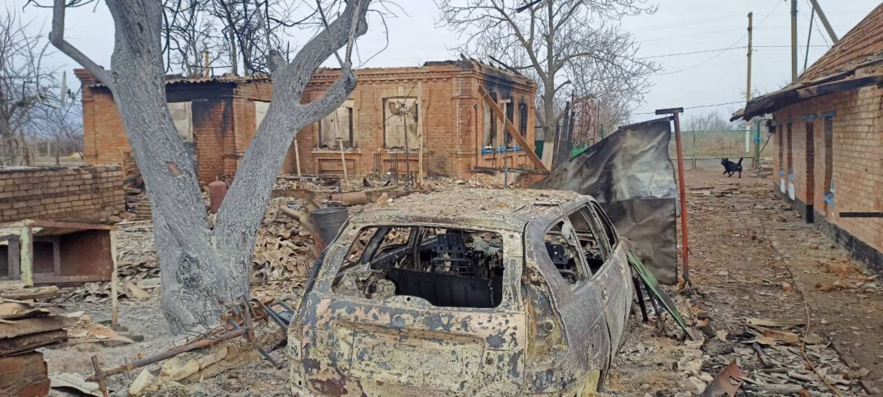 Російські війська повністю зруйнували село Малі Щербаки