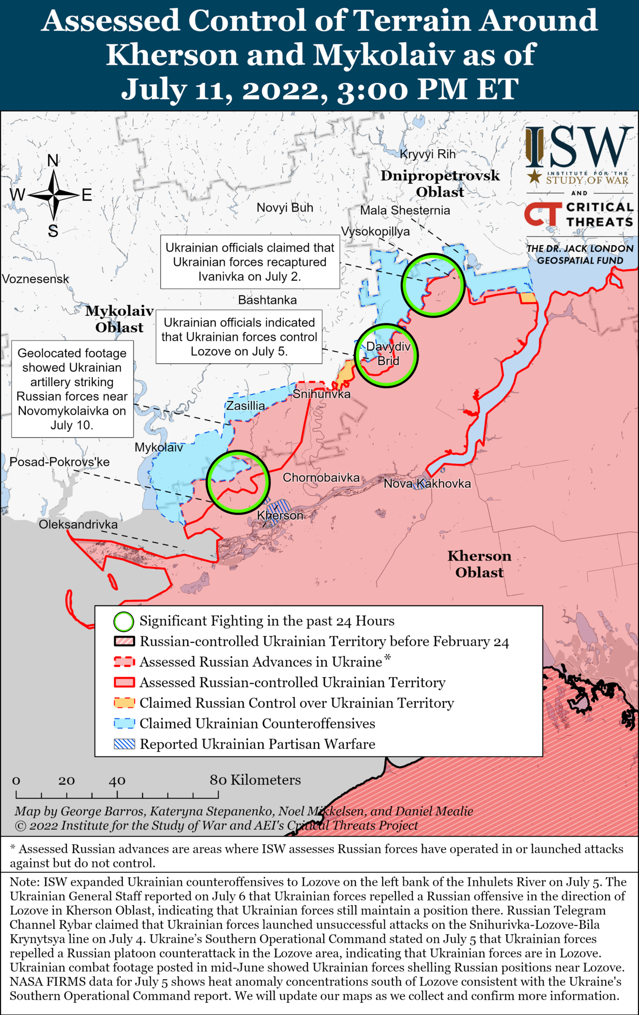 Ситуація довкола Херсонської області