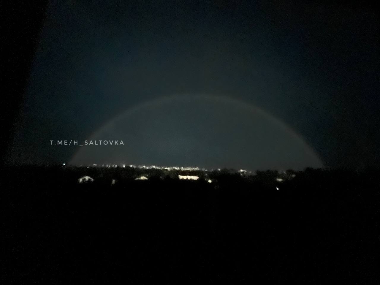 Редкое явление в ночном небе над Харьковом