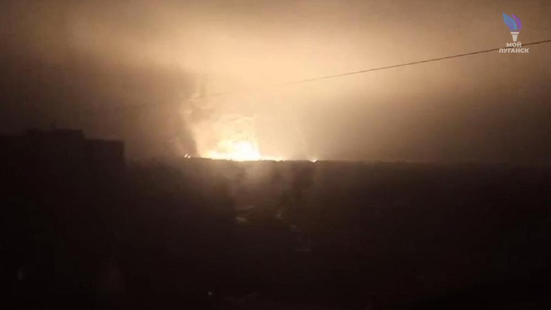 Взрывы в Луганске