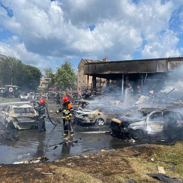 Олег Скрипка був на місці ракетного удару.