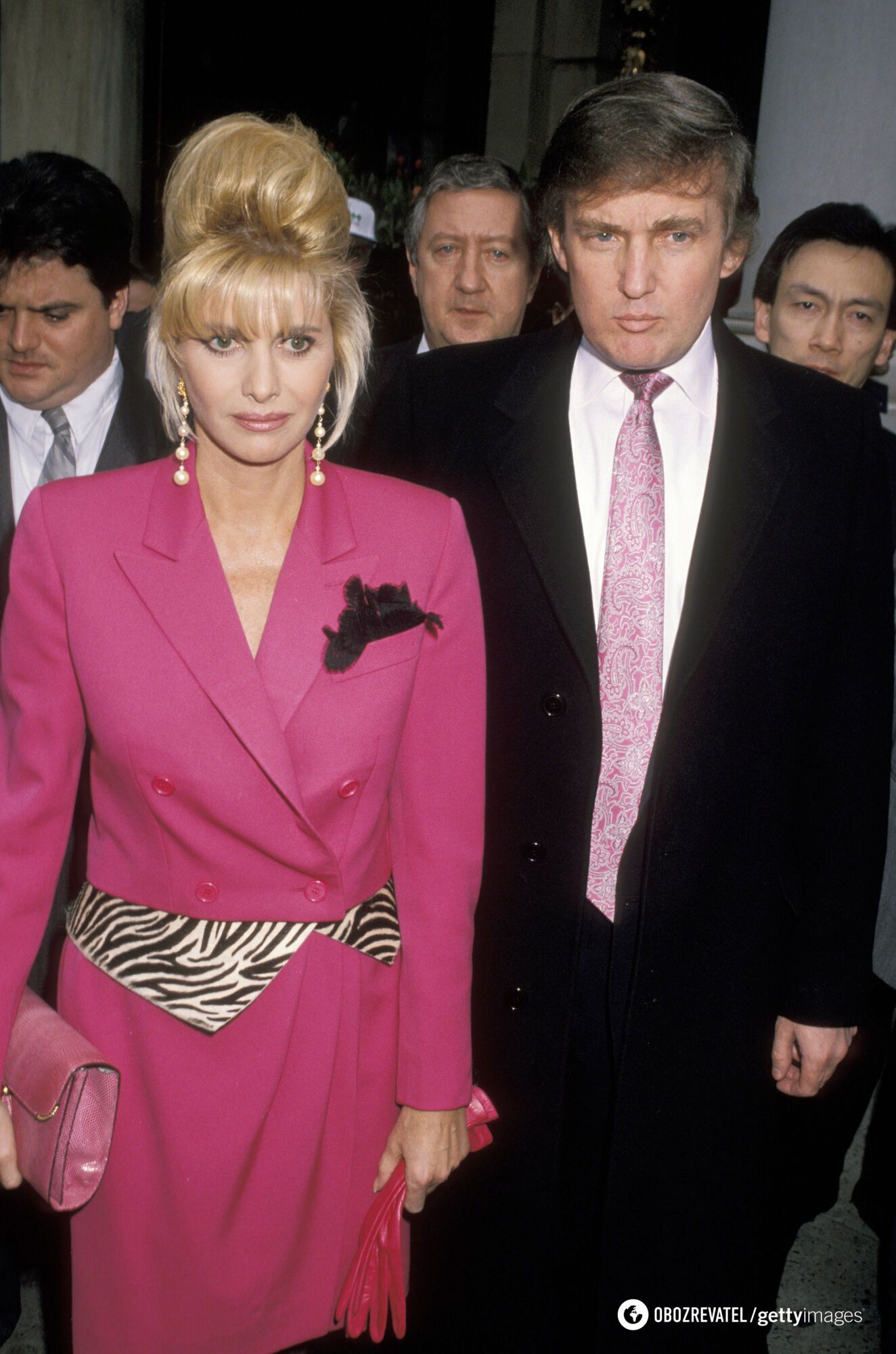 Ивана Трамп и Дональд Трамп в 1990 году