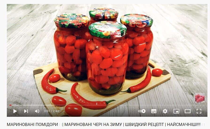 Рецепт маринованих помідорів чері на зиму