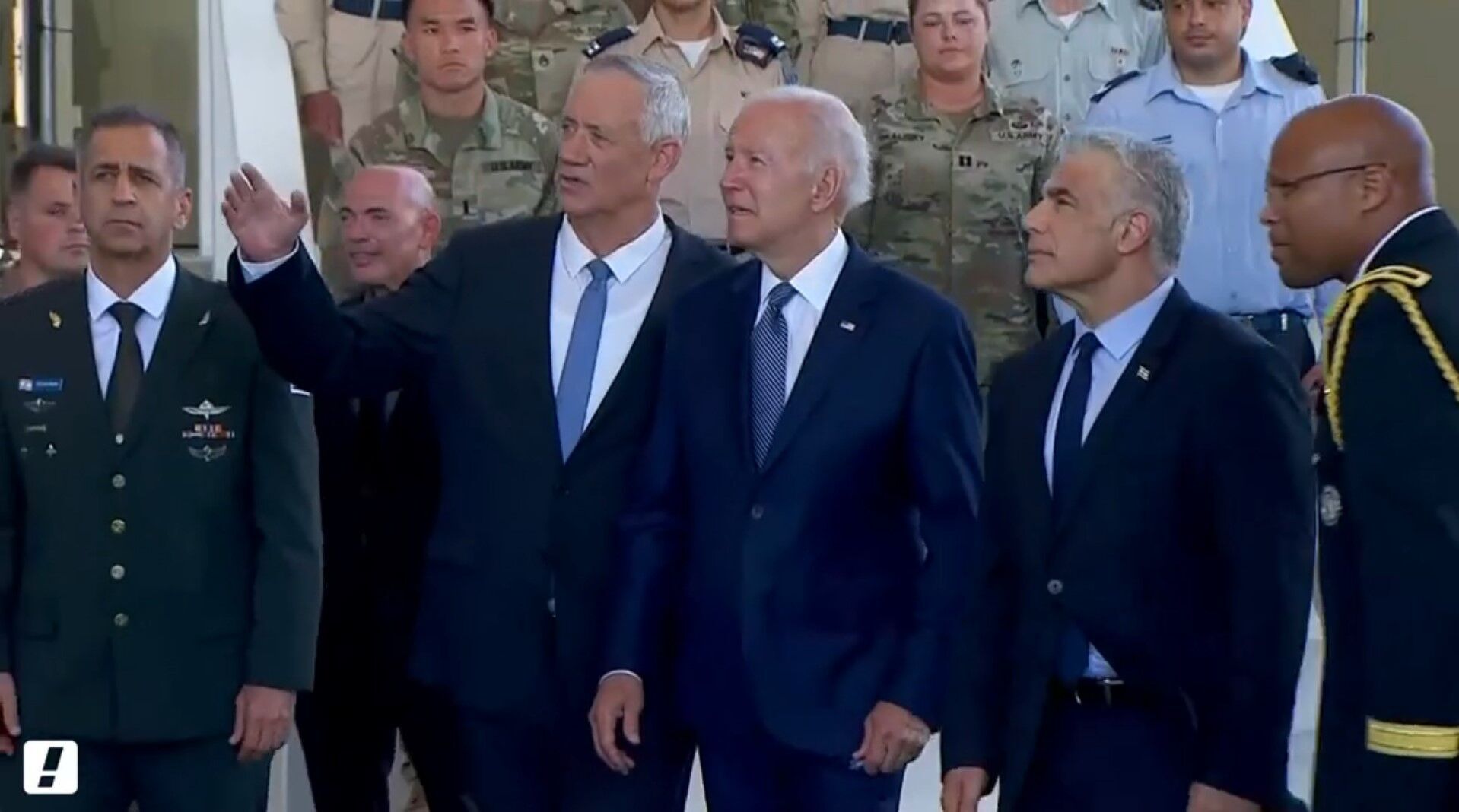 Байден просить Лапіда (другий справа) збільшити військову допомогу Ізраїлю для України