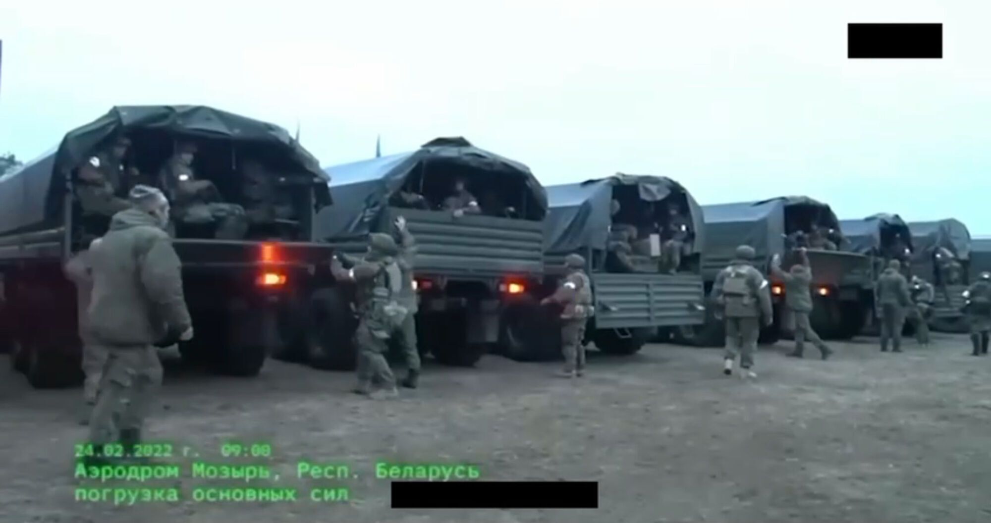 Российские пропагандисты опубликовали видео подготовки ВС РФ к вторжению в Украину