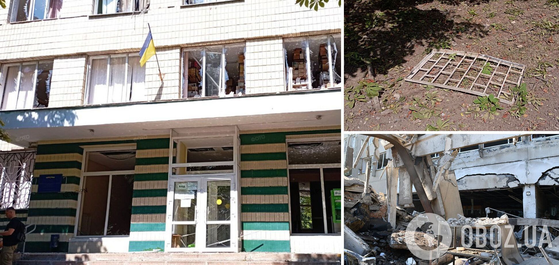 Наслідки удару РФ по ще одному ВНЗ у Миколаєві