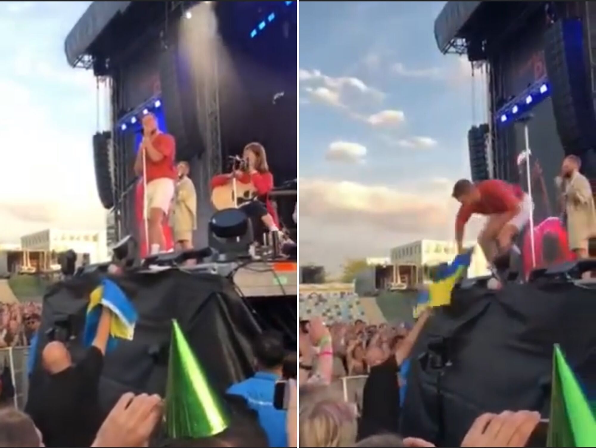 Хамили і не пропускали: дівчина, яка передала прапор України солісту Imagine Dragons, розповіла, як росіяни заважали їй це зробити