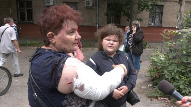 Жінка із дочкою рятувалася у Дніпрі від війни у Лисичанську.