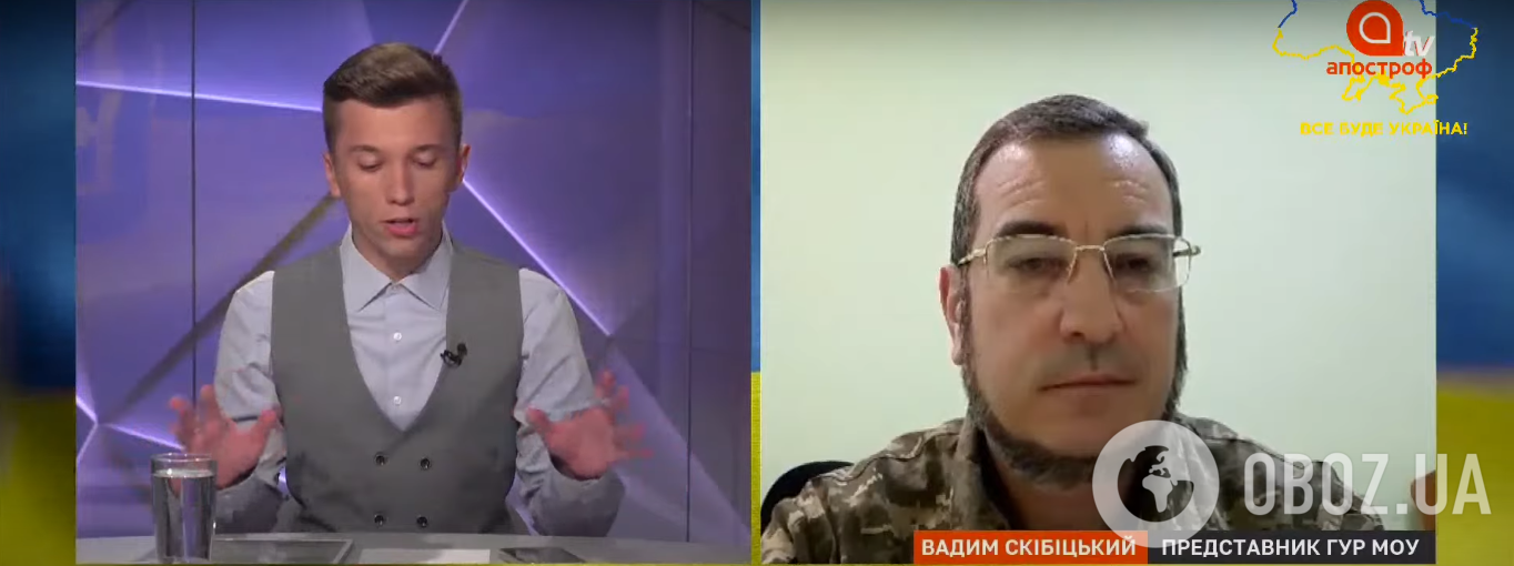 Вадим Скібіцький у прямому ефірі українського телеканалу