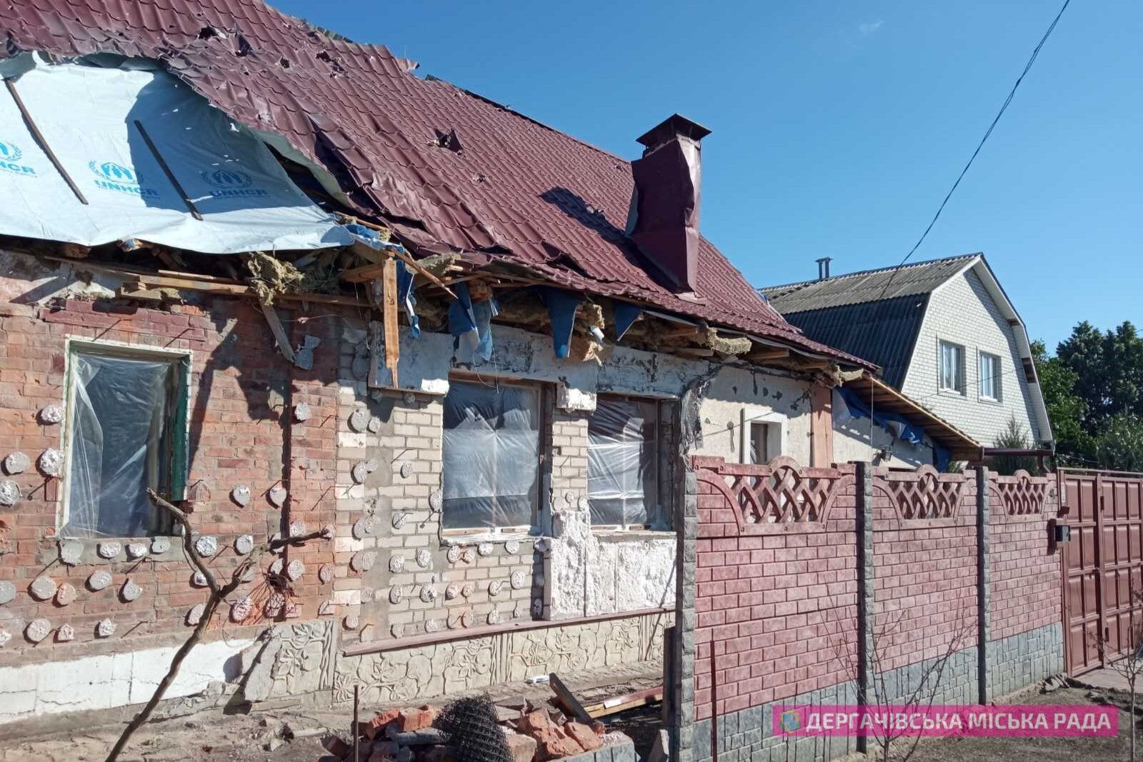 Окупанти знову вдарили по селах та селищах Дергачівської громади.