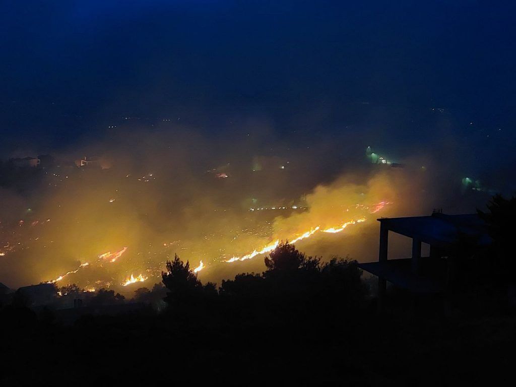 Лісові пожежі в Греції