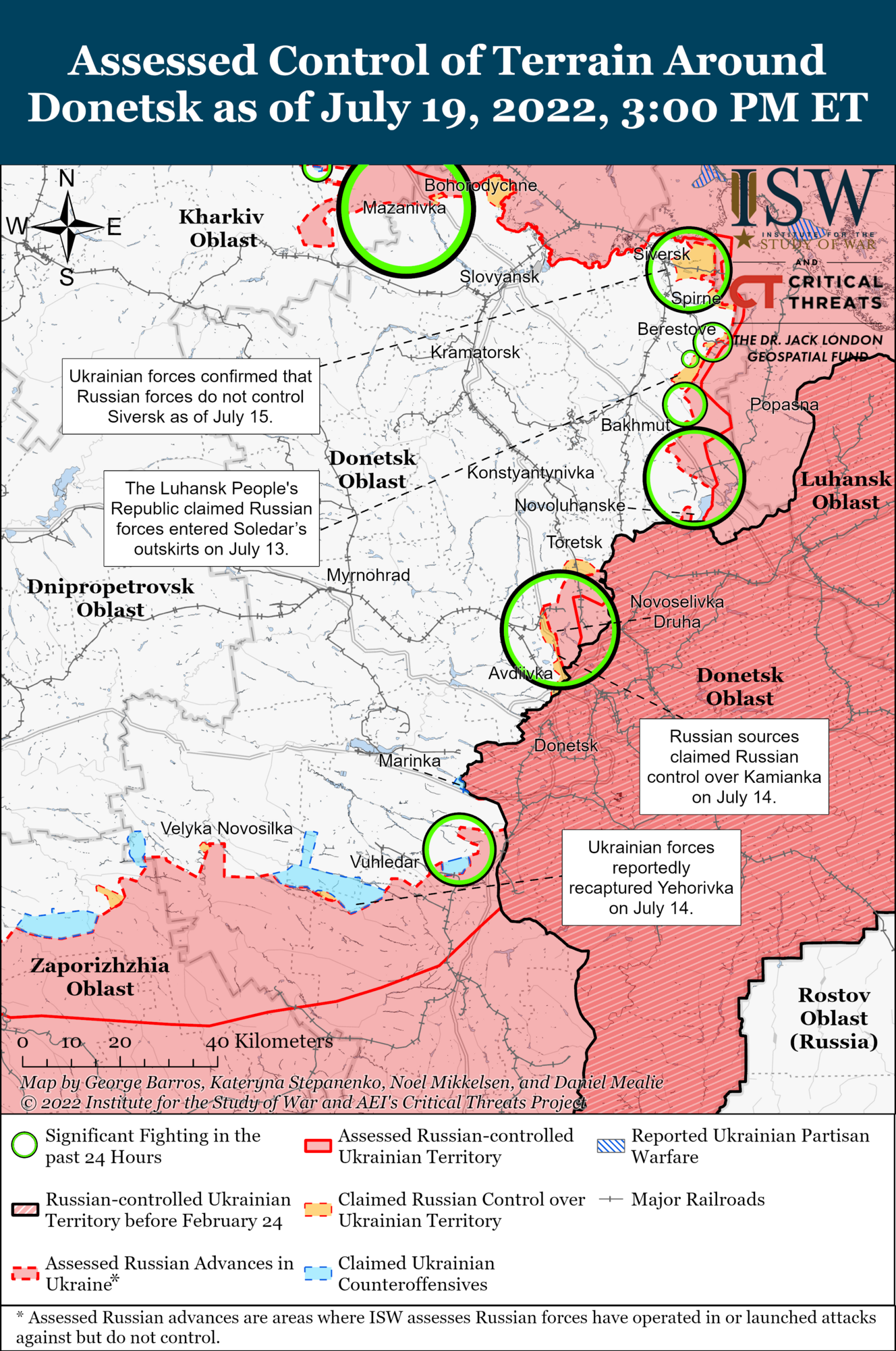 Росія планує анексувати Херсонщину, Запоріжжя та Донбас – ISW