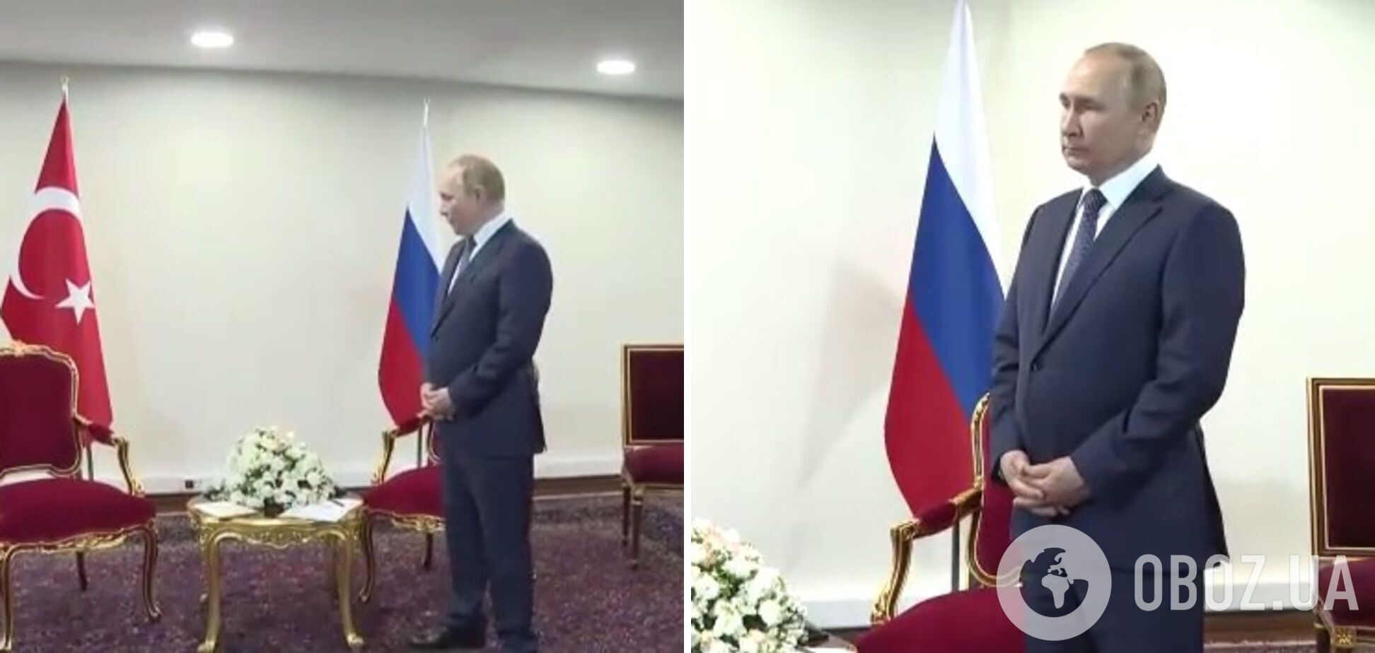Путин заметно нервничал