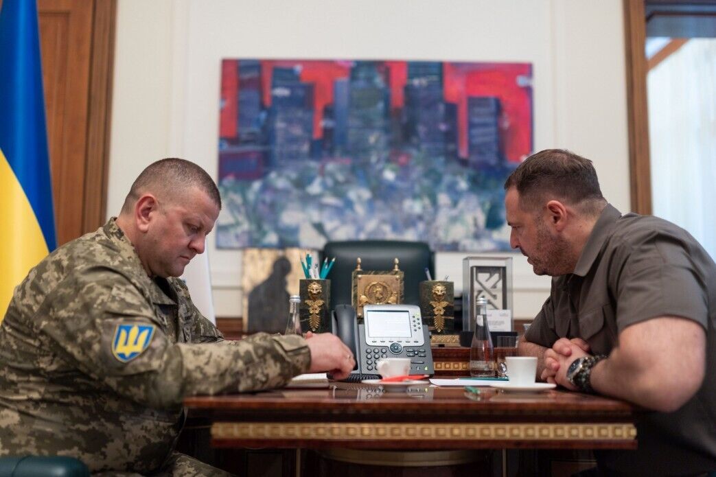 Валерій Залужний та Андрій Єрмак.