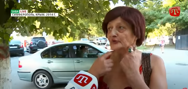 Жінка із Сімферополя заявила, що має російськомовну щелепу.