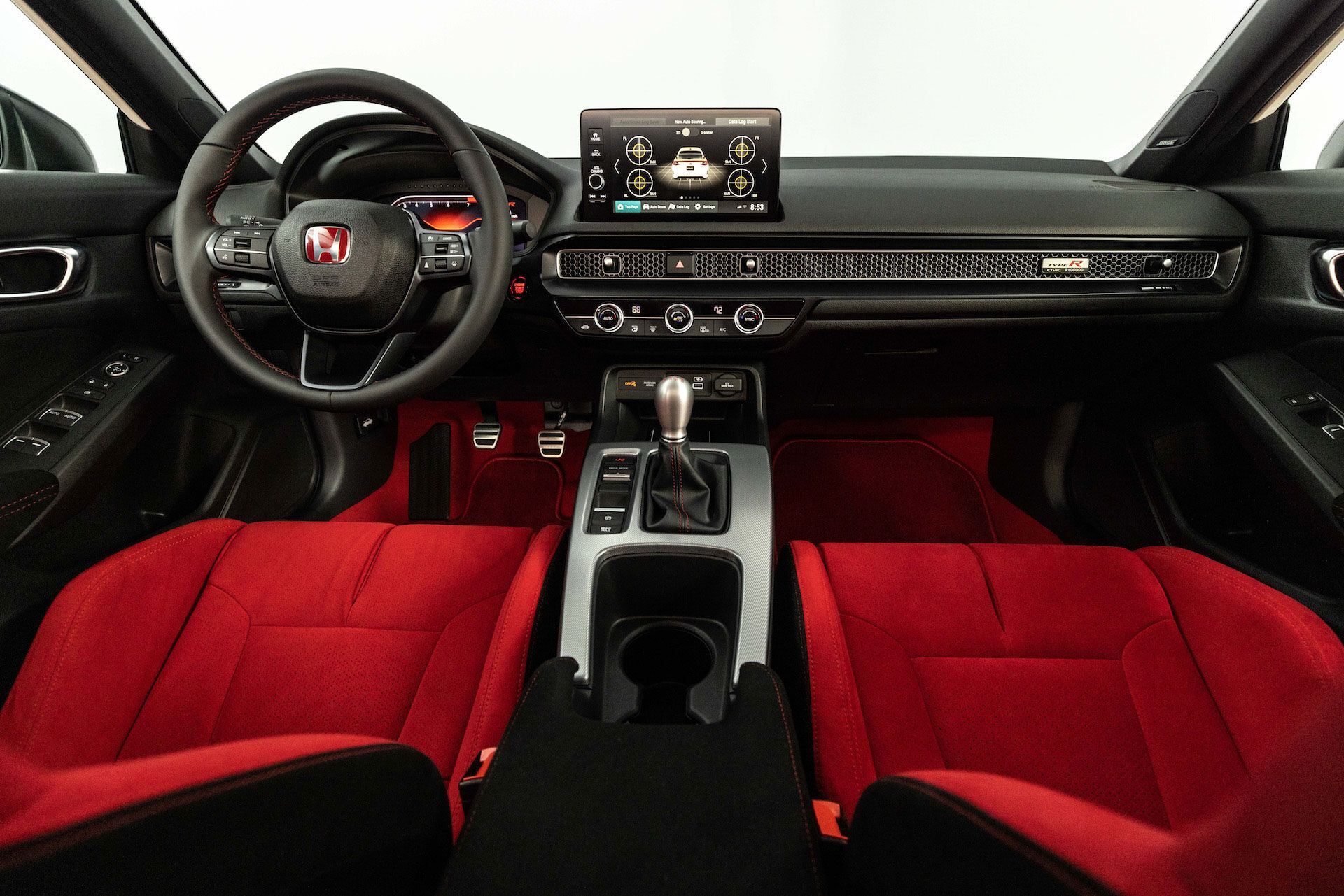 Цифровий кокпіт Honda Civic Type R з 10,2-дюймовим інфо-розважальним дисплеєм