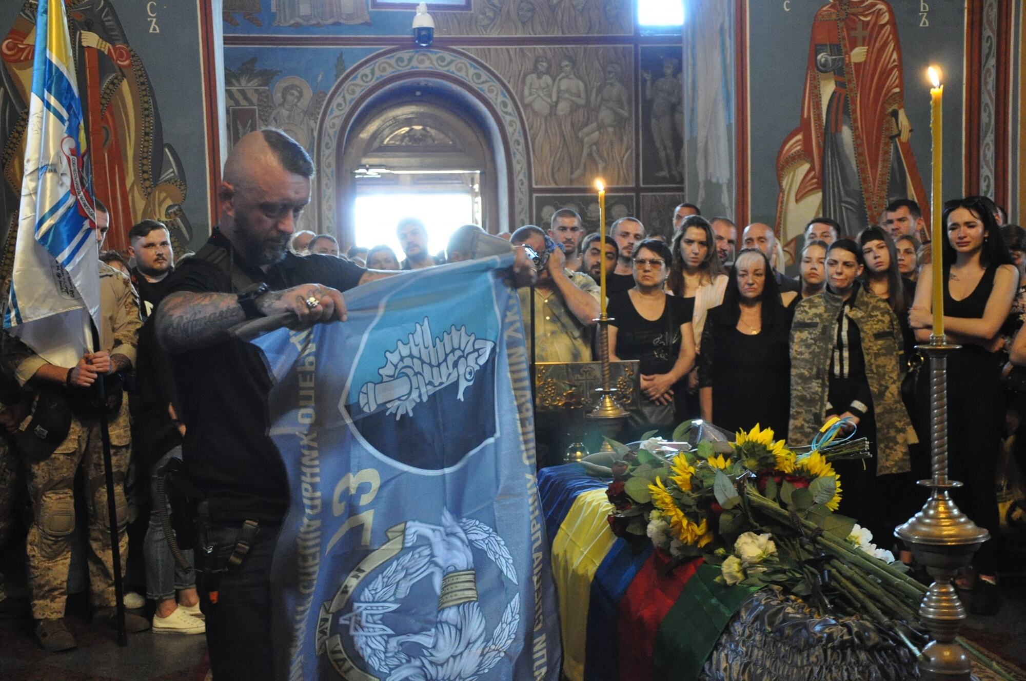 Церемония прощания прошла в Михайловском соборе.