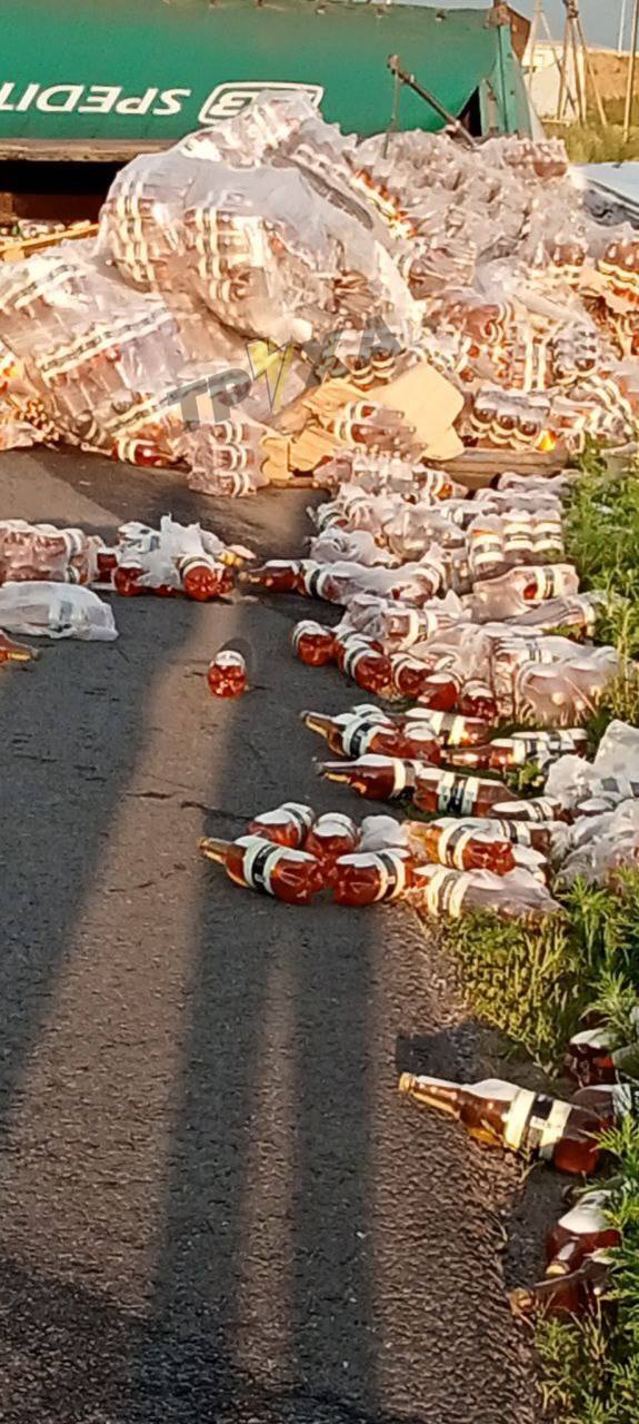 Водій вантажівки не впорався з керуванням