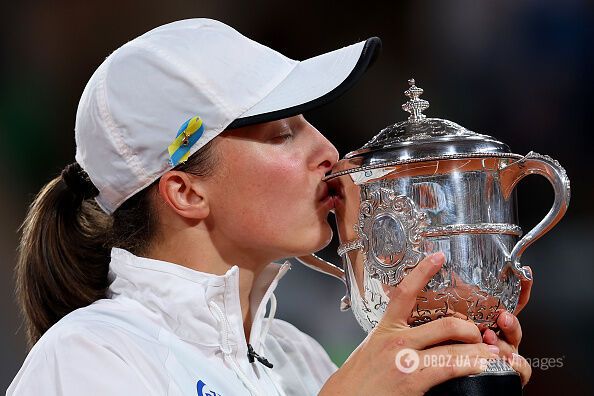 Швьонтек після перемоги на Roland Garros