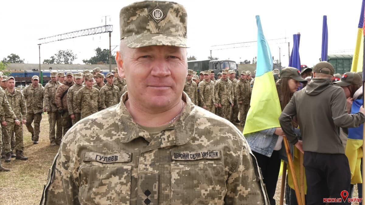 Командир 28-й отдельной механизированной бригады имени Рыцарей Зимнего похода полковник Виталий Гуляев
