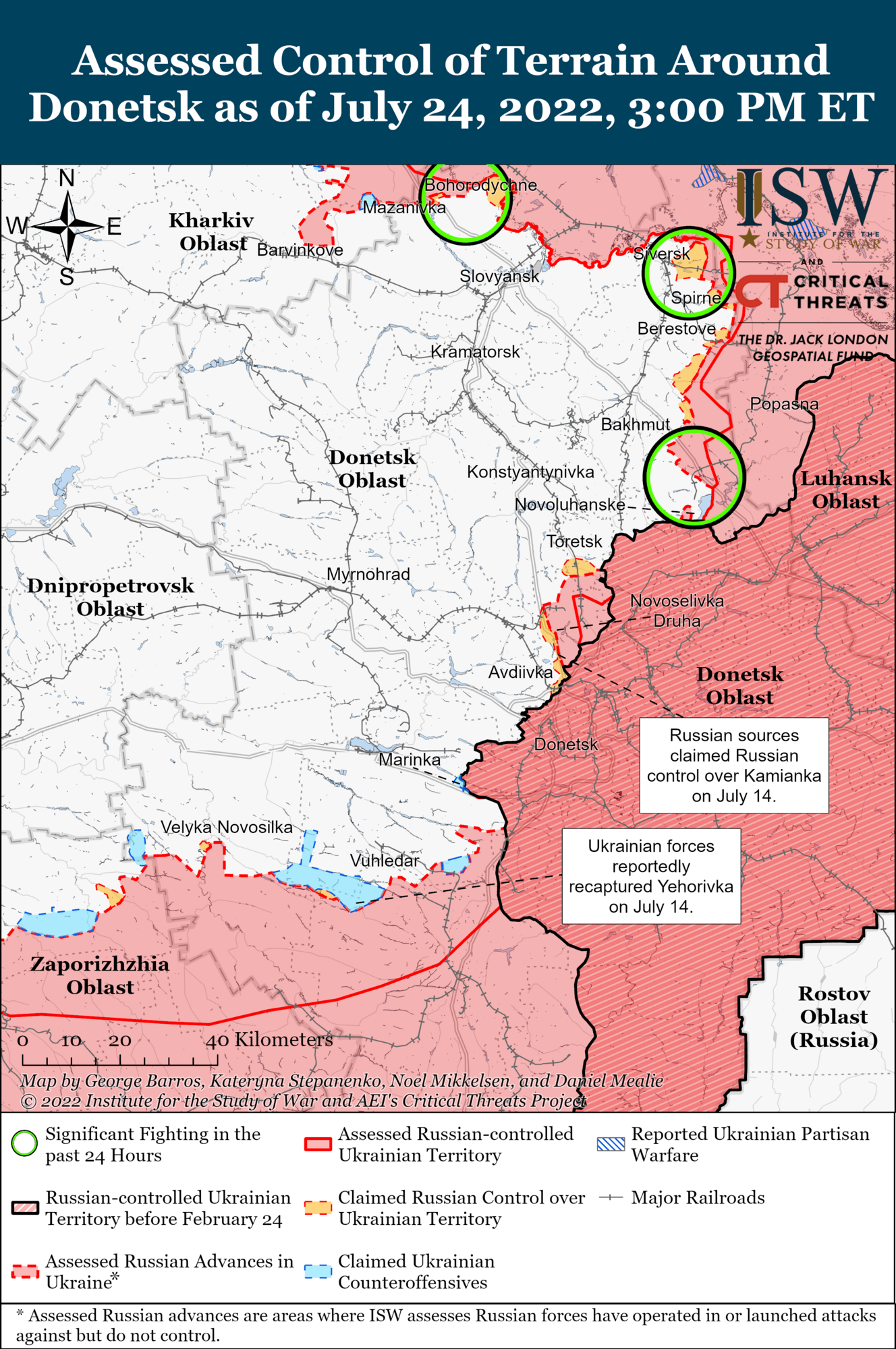 Карта бойових дій