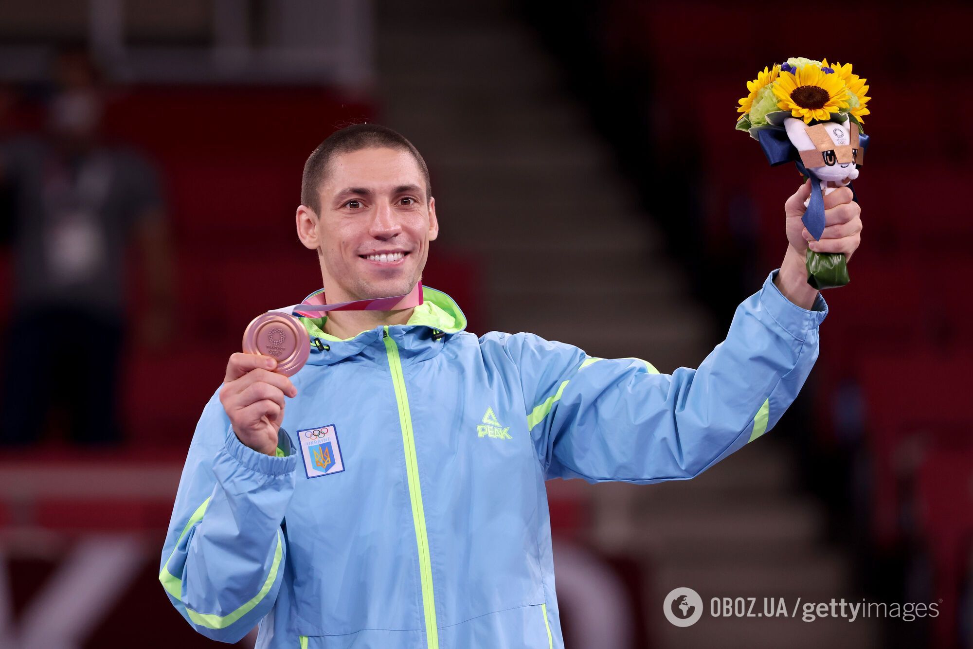Станіслав Горуна з олімпійською медаллю