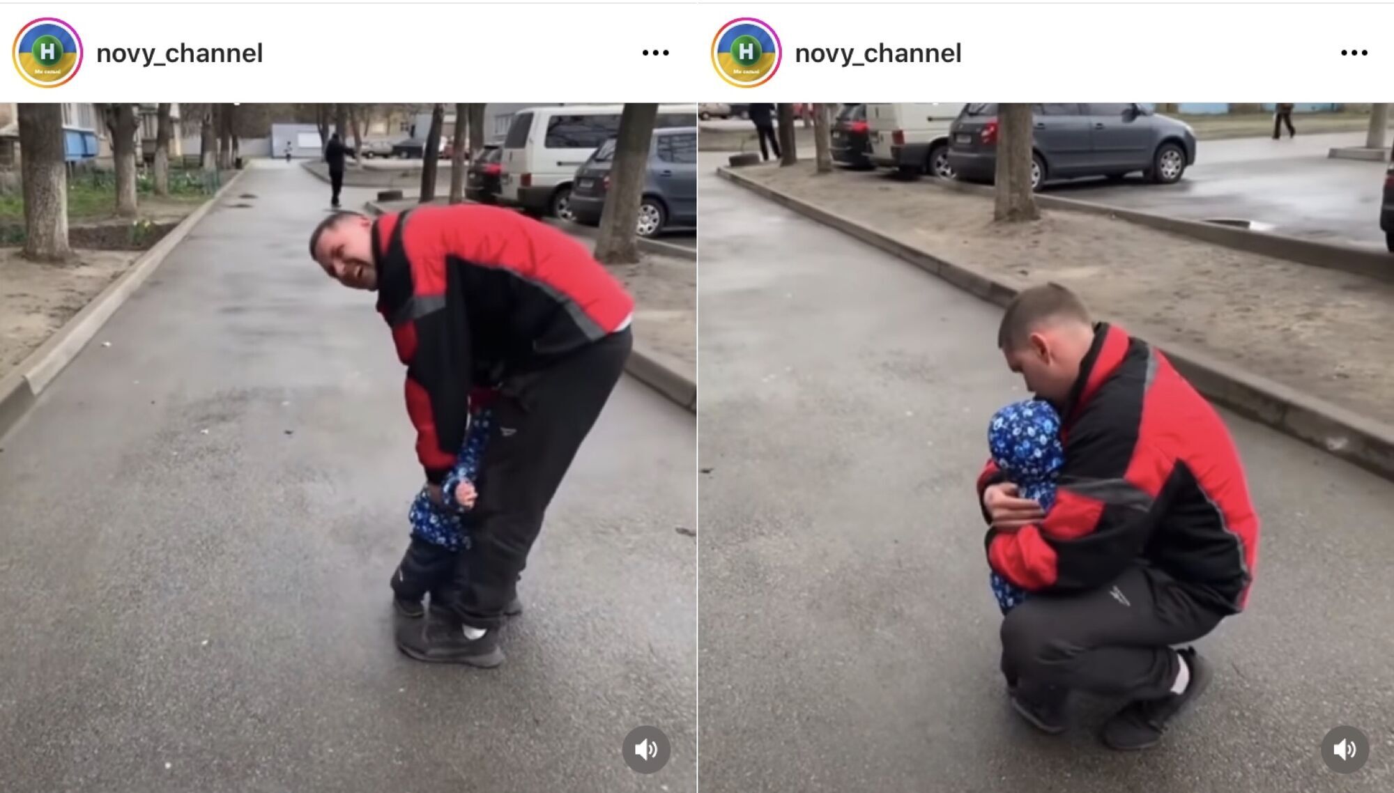 Видео, как напуганный украинский малыш плачет от сигнала воздушной тревоги, растрогало сеть